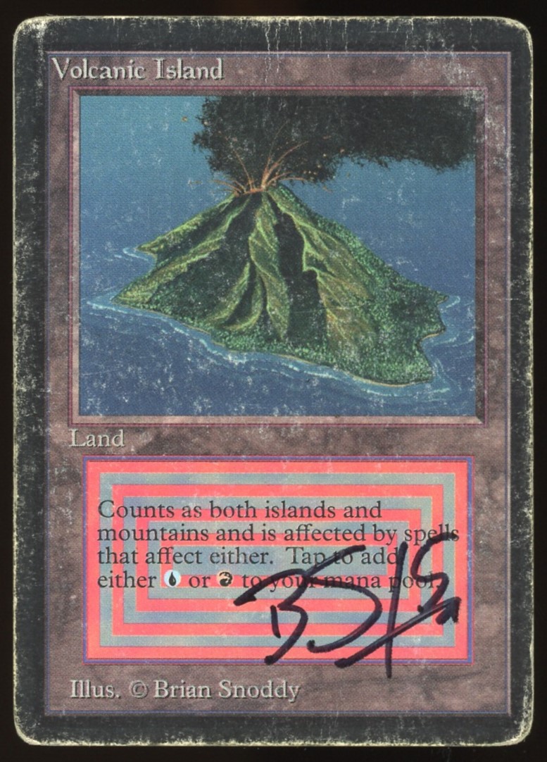 Volcanic Island - DMG Signed _8947