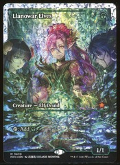 Llanowar Elves - NM Fracture Foil _13879