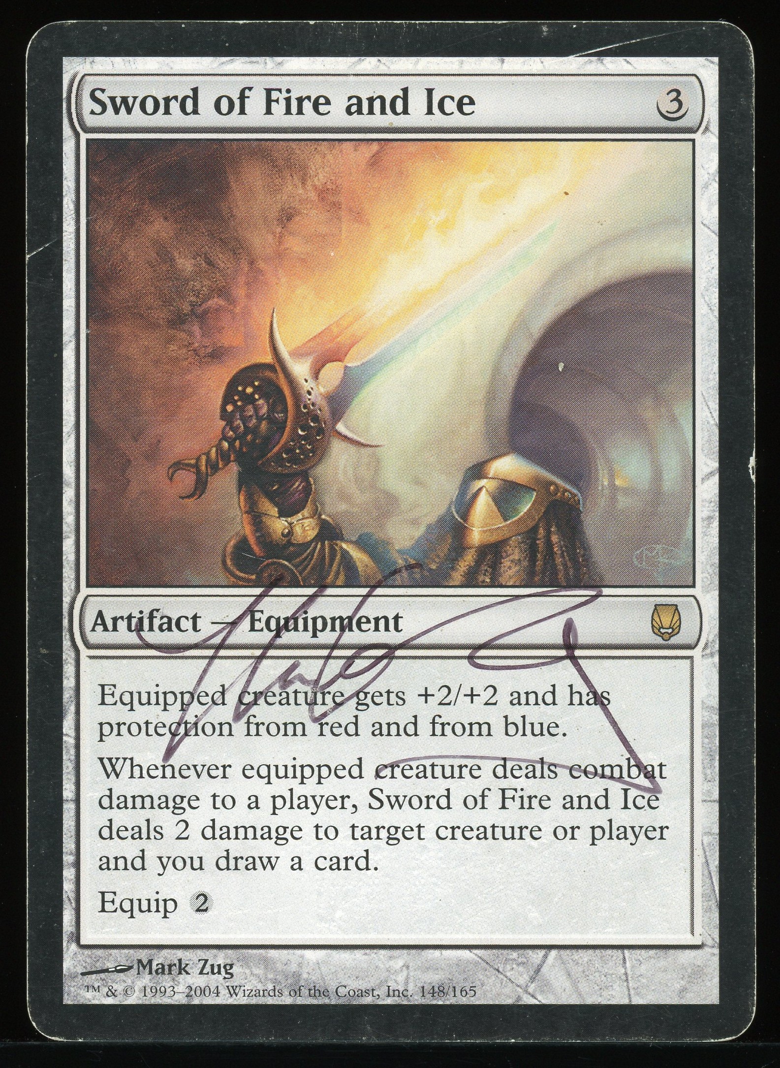 Sword of Fire and Ice - HP Signed _A3896 - Individually Scanned