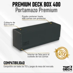 TOP DECK - PREMIUM Top Box 400 - Negro