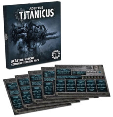 (400-31-60)  Adeptus Titanicus: Acastus Knight Command Terminal Pack