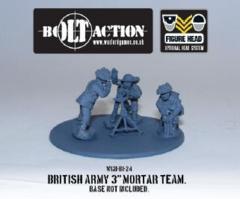 British Army 3'' Mortar Team