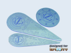 Micro Art Studios: Infinity Templates 3rd Ed. (3) Blue)