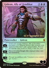 Gideon, Ally of Zendikar - Foil - Prerelease Promo