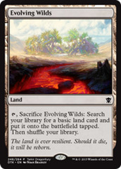 Evolving Wilds (Dragons of Tarkir Dragonfury Game) Promotional Cards (Non-Foil)