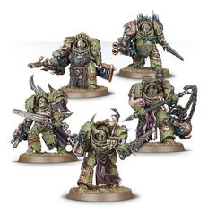 (43-51) Death Guard Blightlord Terminators