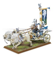 (87-07) White Lion Chariot