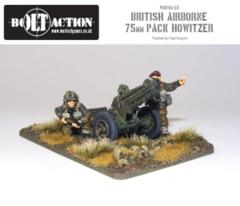 British - Paratrooper 75mm Pak Howitzer & Crew