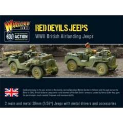 Red Devils' British Jeeps