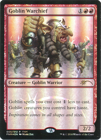 Goblin Warchief - FNM Promo