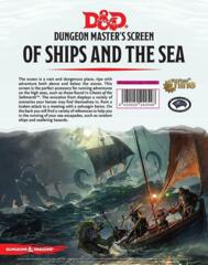 woc73711 Dungeons and Dragons RPG: Of Ships and the Sea DM Screen