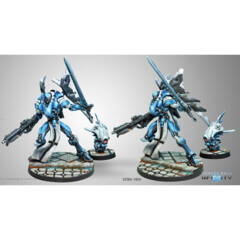 (280281) Infinity: PanOceania - Seraphs, Military Order Armored Cavalry (Spitfire + EXP CCW)