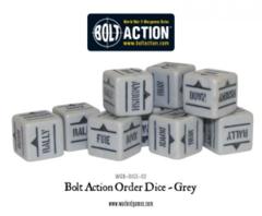 Bolt Action Orders Dice - Grey