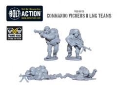 British: Commando Vickers K LMG Teams
