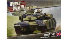 WW3-02U World War III: British Unit Card Pack