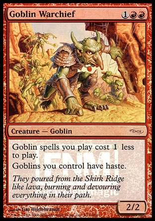 Goblin Warchief (FNM FOIL) - 2006