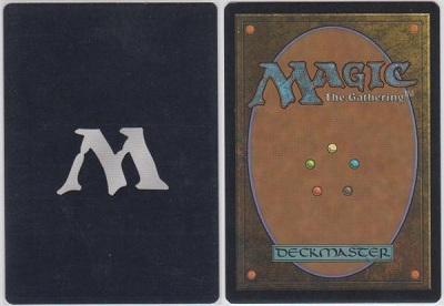 Black M Filler Card