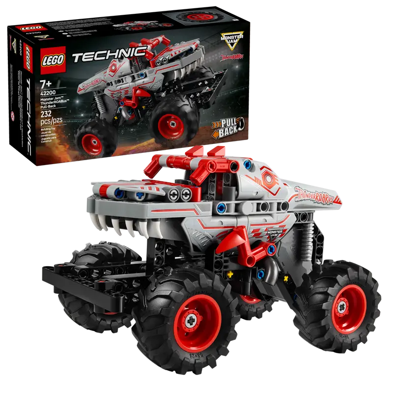 Monster Jam™ ThunderROARus™ Pull-Back Lego 42200