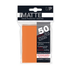 Ultra PRO Pro Matte sleeves / deck protectors Orange (50)