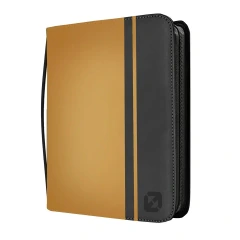 Evoretro - 9-POCKET TOPLOADER BINDER - Black and Gold (12 PAGES)