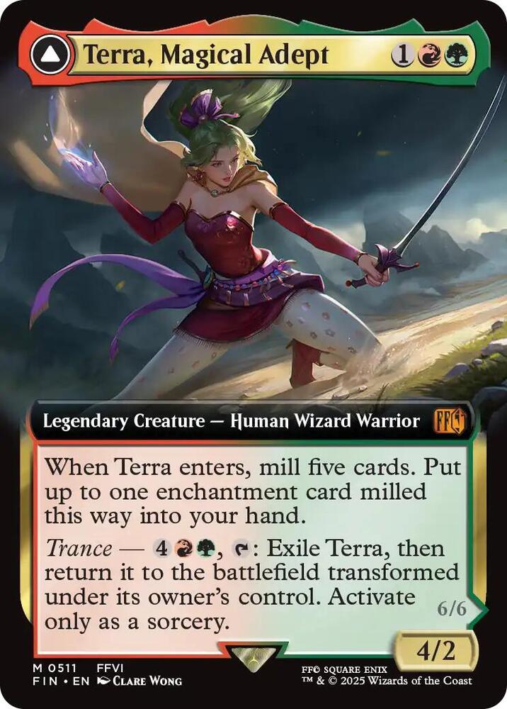Terra, Magical Adept - Extended Art
