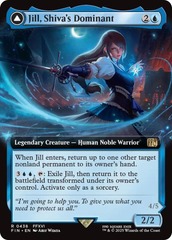 Jill, Shiva's Dominant // Shiva, Warden of Ice - Foil - Extended Art