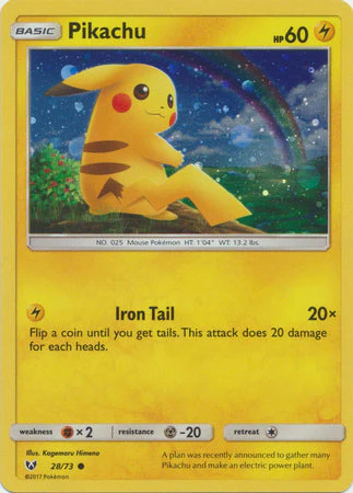 Pikachu - 28/73 - Cosmo Holo - Costco Exclusive