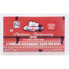 Topps chrome platinum aniversary edition Baseball