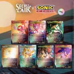 Magic The Gathering Secret Lair x Sonic The Hedgehog - Friends and Foes - Rainbow Foil