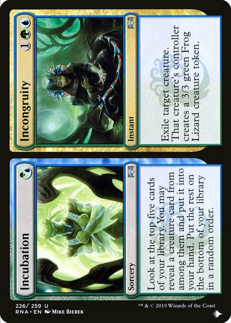 Incubation // Incongruity - Ravnica Allegiance