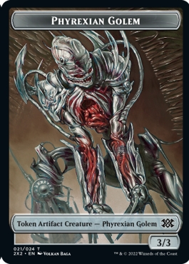 Phyrexian Golem Token - Foil