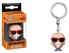 master roshi peace sign pocket pop keychain