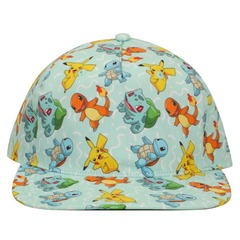 Pokemon - Starters All Over Print Snap Back Cap