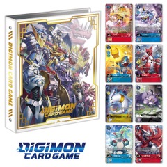 DIGIMON CG 9PKT BINDER SET ROYAL KNIGHTS