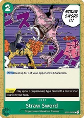 Straw Sword - ST02-017 - C - (Super Pre-Release Stamp)