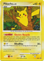 Pikachu - DP16 - Advent Calander Countdown Promo 2008 (Snowflake)