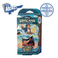 Disney Lorcana - Azurite Sea Starter Deck - Amber & Ruby French