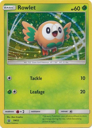 Rowlet - SM22 - Holo Promo