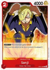 Sanji - ST01-004 - C - (Super Pre-Release Stamp)