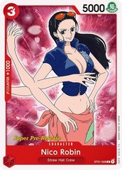 Nico Robin - ST01-008 - C - (Super Pre-Release Stamp)