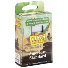 Dragon Shield Board Game Sleeves -American Standard Clear/Non-Glare (100Ct)