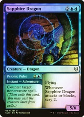 Sapphire Dragon - Foil