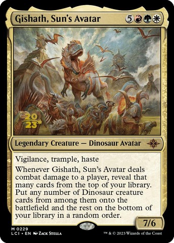Gishath, Suns Avatar - Prerelease Foil