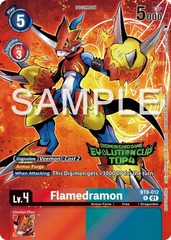 Flamedramon - BT8-012 - R - 2024 Evolution Cup Top 4 - Foil