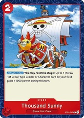 Thousand Sunny - ST01-017 - C - (Super Pre-Release Stamp)