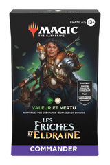 WILDS OF ELDRAINE COMMANDER DECK: VIRTUE AND VALOR *FRENCH*