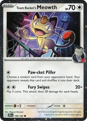 Team Rocket's Meowth - 149/182 - (Cosmos Holo)