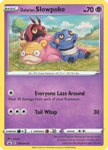Galarian Slowpoke - SWSH126 - Promo