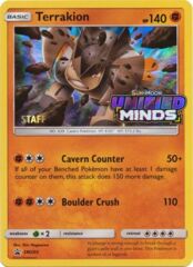 Terrakion - SM205 - Staff Pre-Release Promo