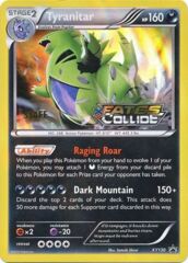 Tyranitar - XY130 - Staff Pre-Release Promo